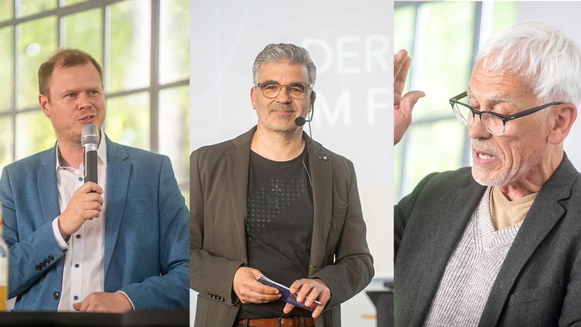 Oberbürgermeister Michael Salomo, René Götzenbrugger, Dr. Thomas Fritz - Redner, Moderator, Keynotespeaker Heidenheim Oberbürgermeister Michael Salomo, René Götzenbrugger, Dr. Thomas Fritz